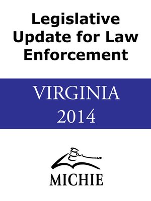 cover image of Virginia Advance Legislation for Law Enforcement
